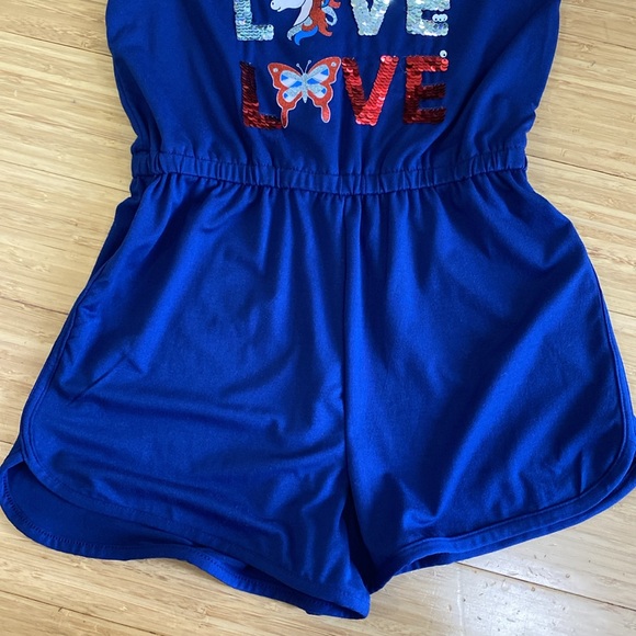 NWT Girl’s LOVE Jumper Shorts Sz 10 - Picture 3 of 4